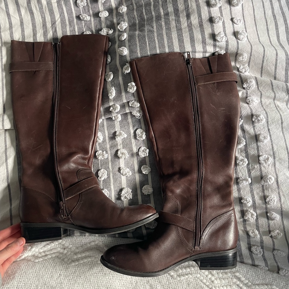 Ralph Lauren Blue Label Dark Brown Ankle Boots
